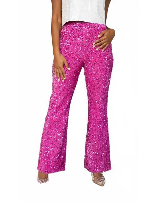 Shannon High Waisted Sequin Pants