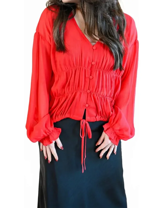 Beach Street Button Up Blouse