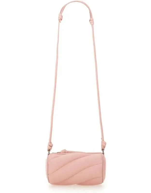 Cylindrical Quilted Micro Mella Bag