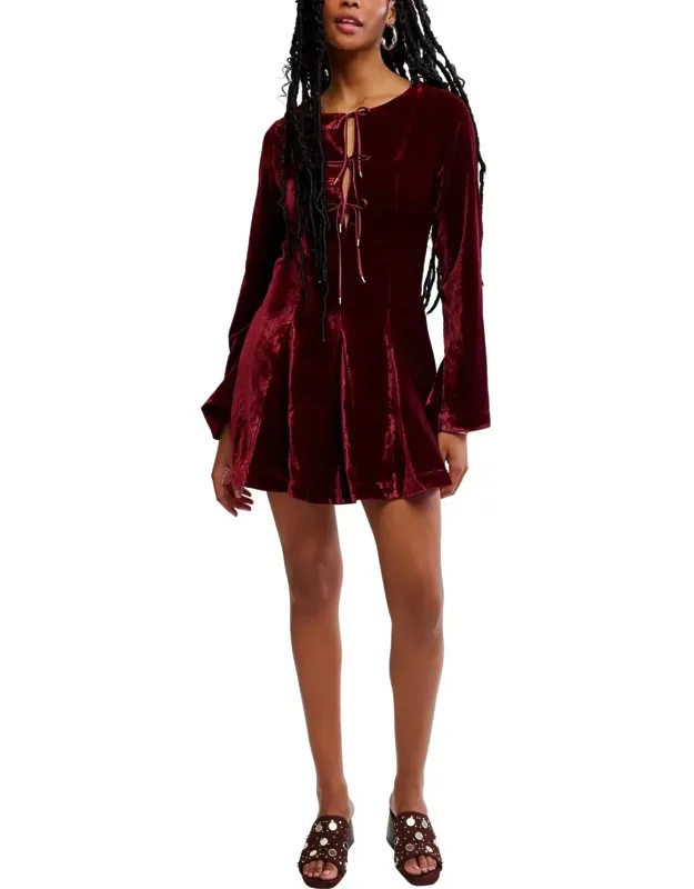 Linney Velvet Mini Dress