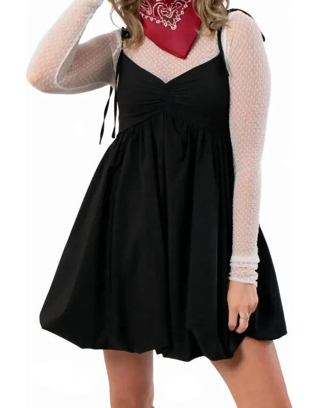 That's The Spirit Bubble Hem Mini Dress