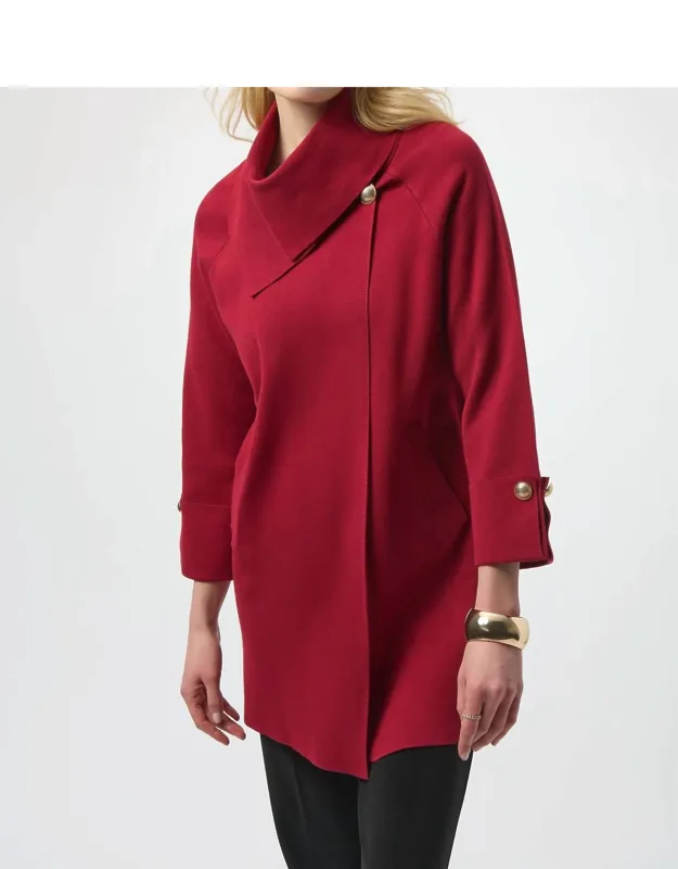 Asymmetrical Collared Jacket