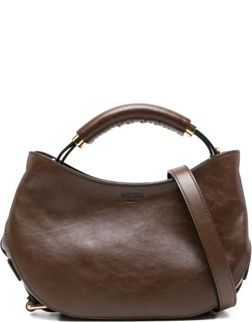 Crescent-shaped Silk And Nylon Bag