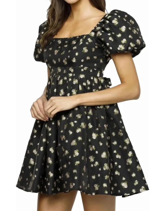 Rose Bud Mini Dress