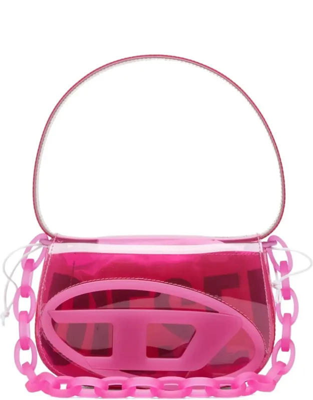 Translucent Silk And Nylon Handbag
