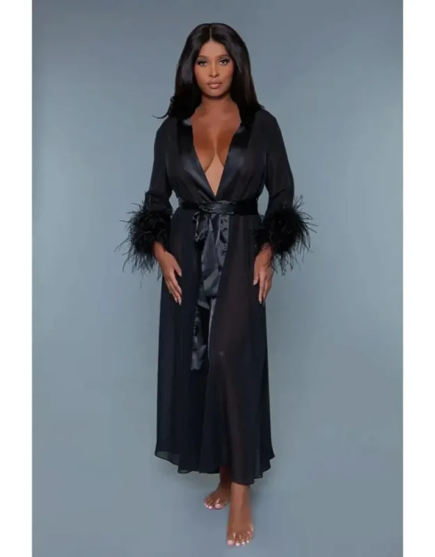 Elegant Chiffon Robe