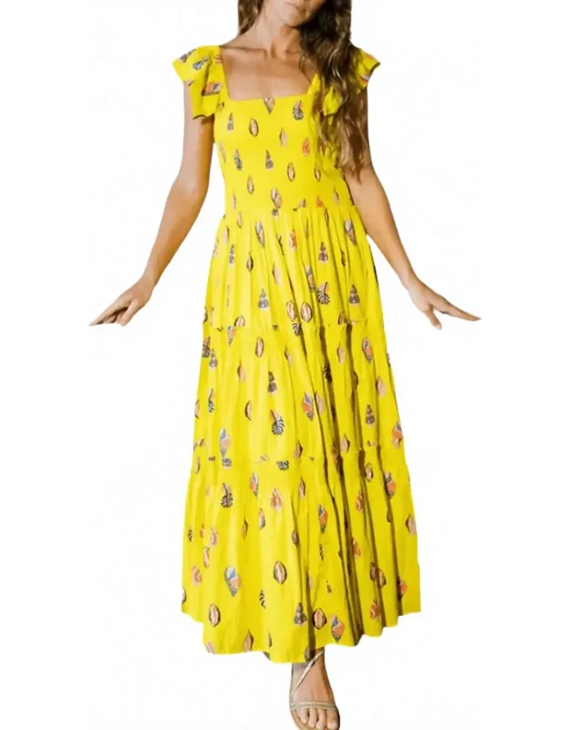 Shell Rio Midi Dress