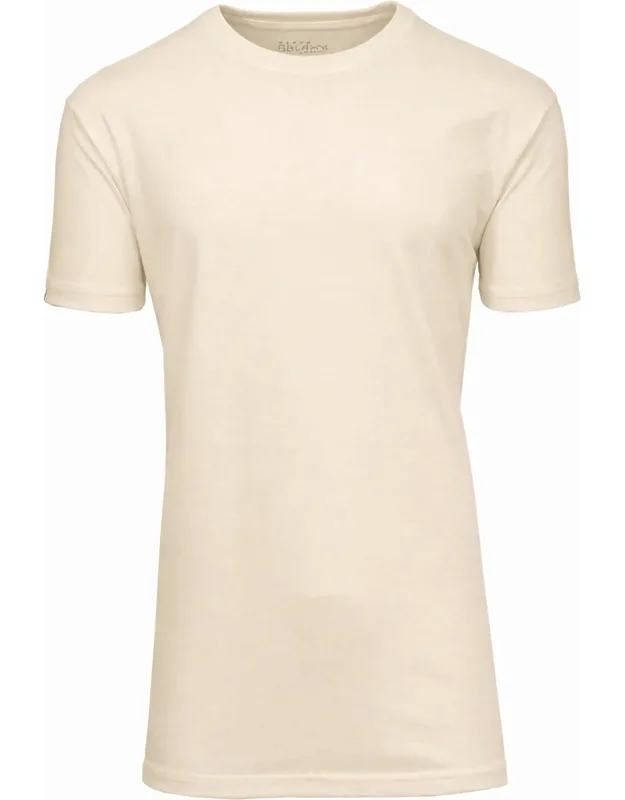 Short Sleeve Crew Neck Solid Tee