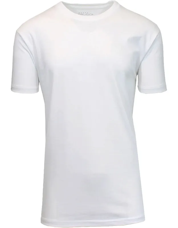 Short Sleeve Crew Neck Solid Tee