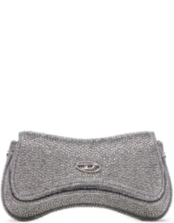 Curved Silver Bag