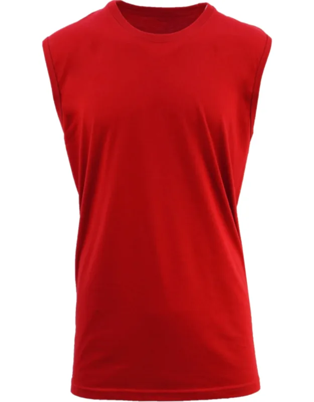Slim Fit Sleeveless Muscle Tee