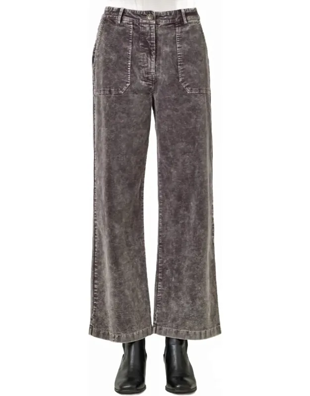 Washed Cord Pants
