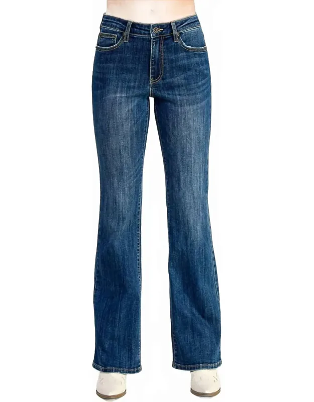 Mid Rise Skinny Bootcut Jeans