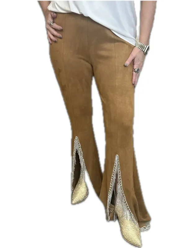 Suede Pants