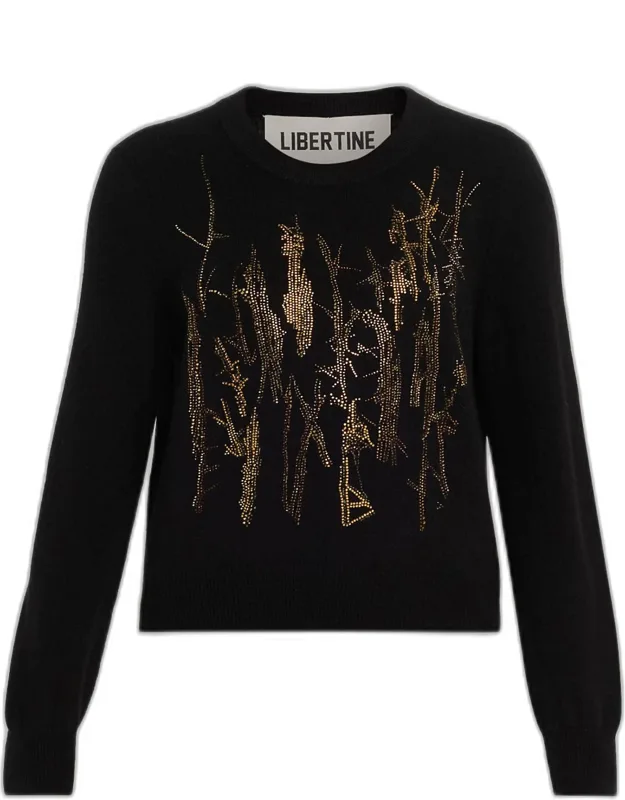Crown Of Thorns Cashmere Crewneck Sweater