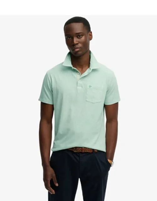 Classic Cotton Linen Polo Shirt