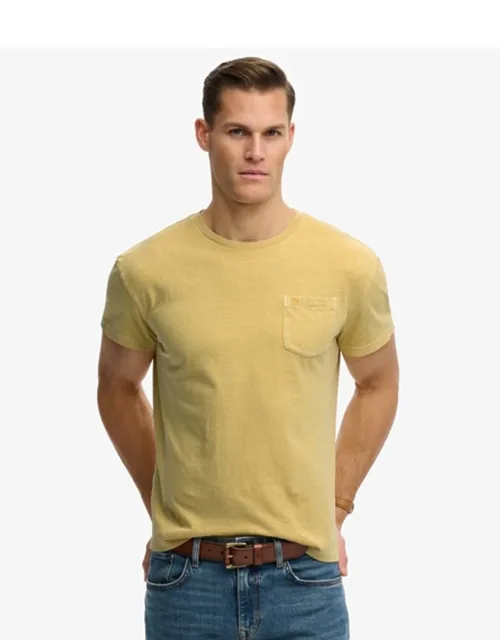 Classic Cotton Linen Pocket T-shirt