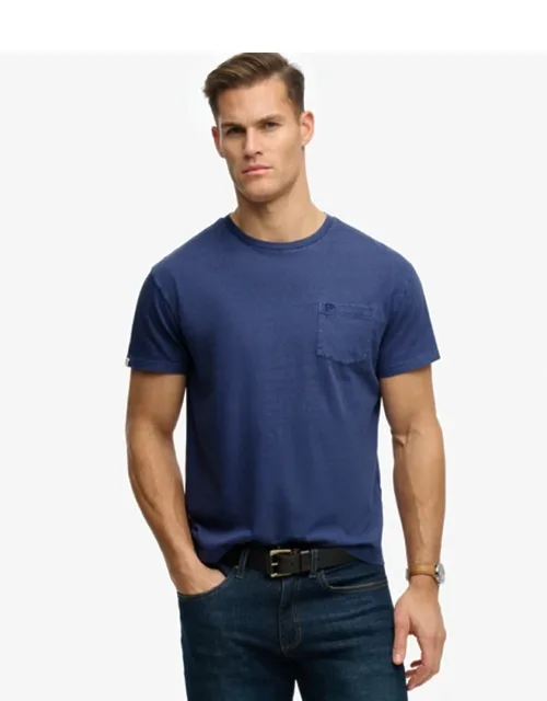 Classic Cotton Linen Pocket T-shirt