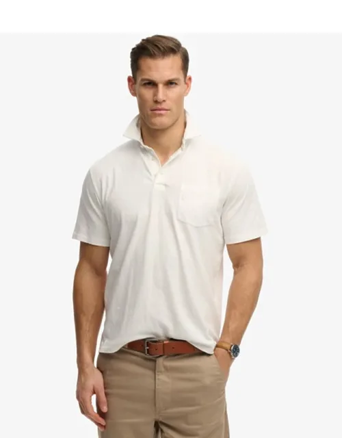 Classic Cotton Linen Polo Shirt