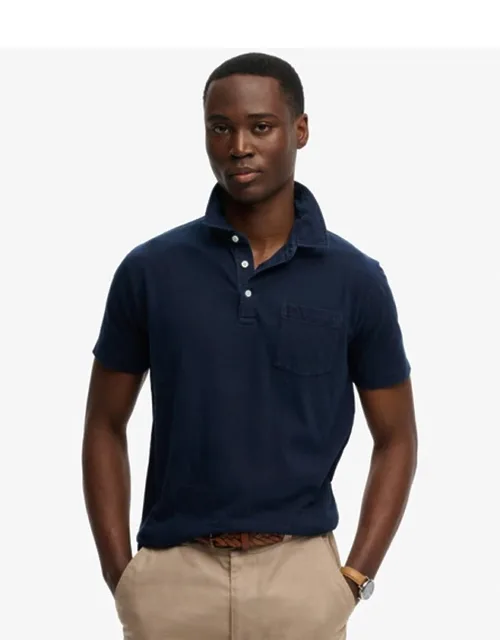 Classic Cotton Linen Polo Shirt
