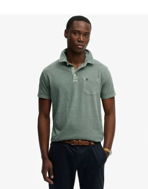 Classic Cotton Linen Polo Shirt