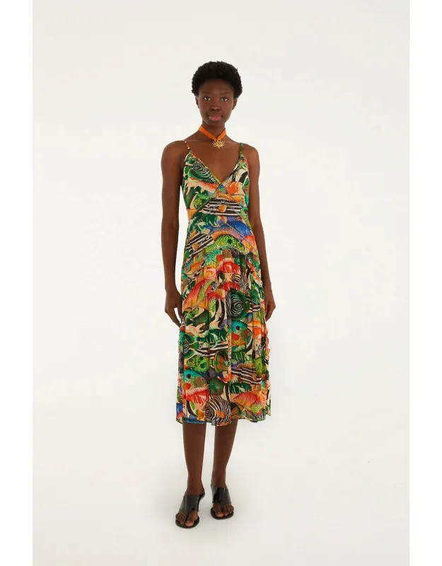 Fish Sea Midi Dress