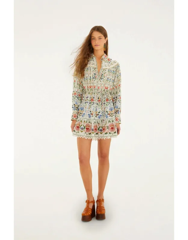 Stitched Garden Mini Dress