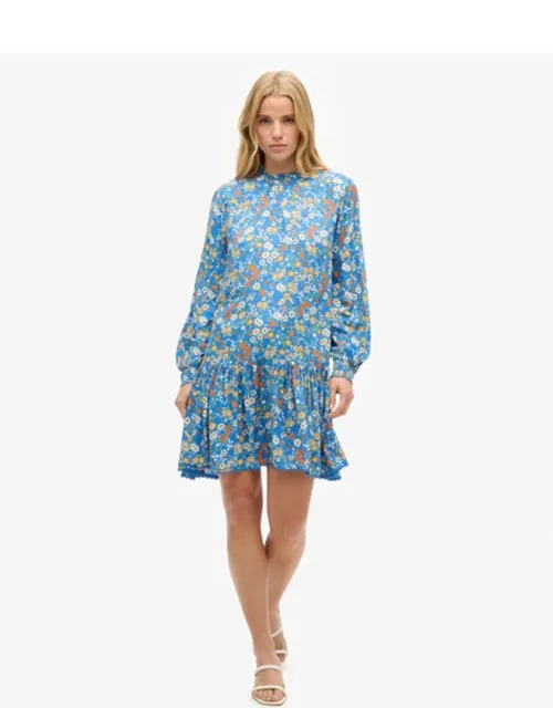 High Neck Mini Dress