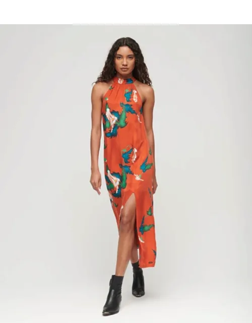 High Neck Maxi Dress