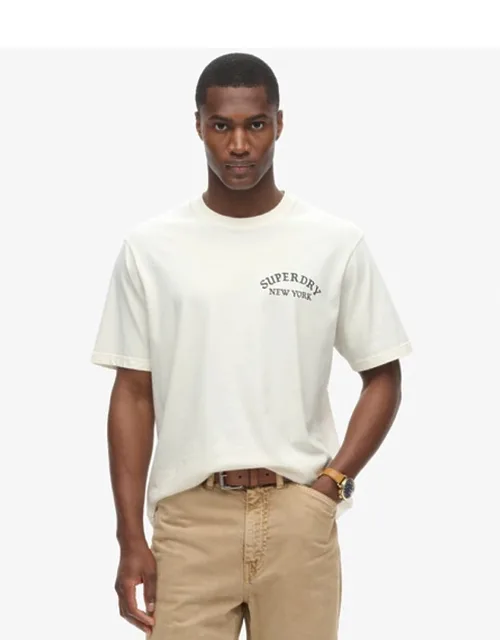 Tattoo Back Graphic Loose T-shirt