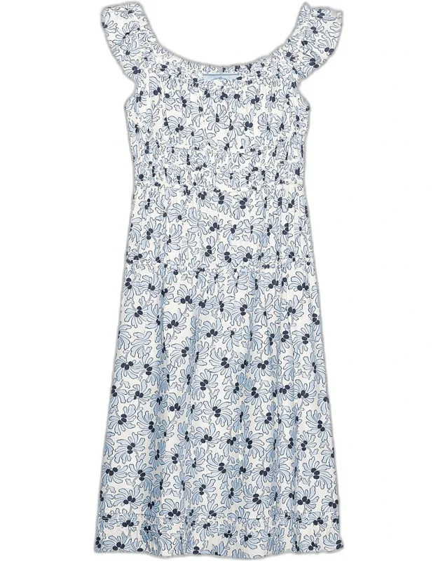 Floral-print Midi Dress
