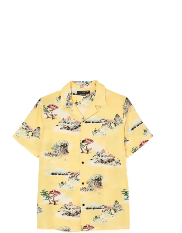 Cuban Short Sleeve Woven Shirt