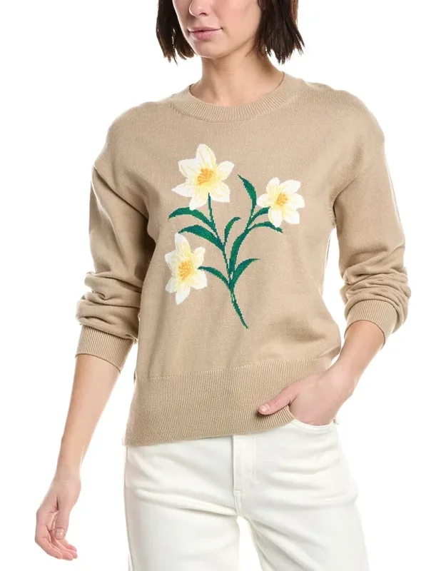 Daffodil Crewneck Wool-blend Sweater