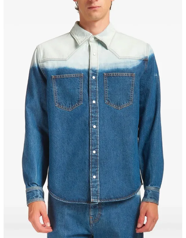Dip-dye Denim Shirt