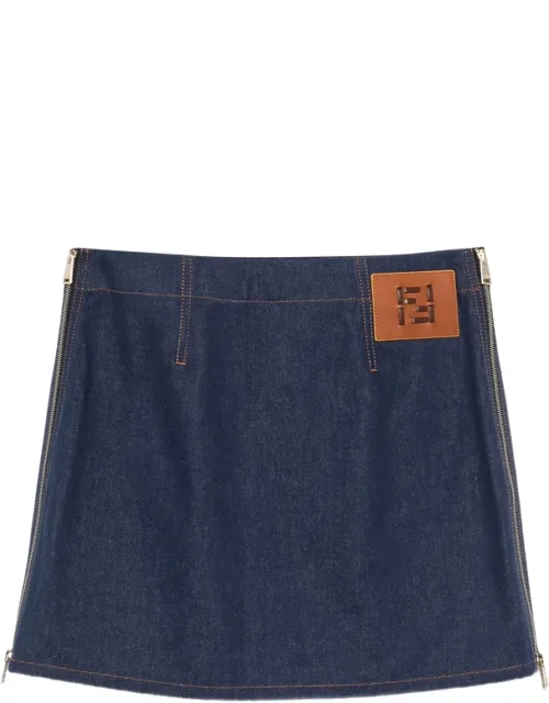 Denim Mini Skirt