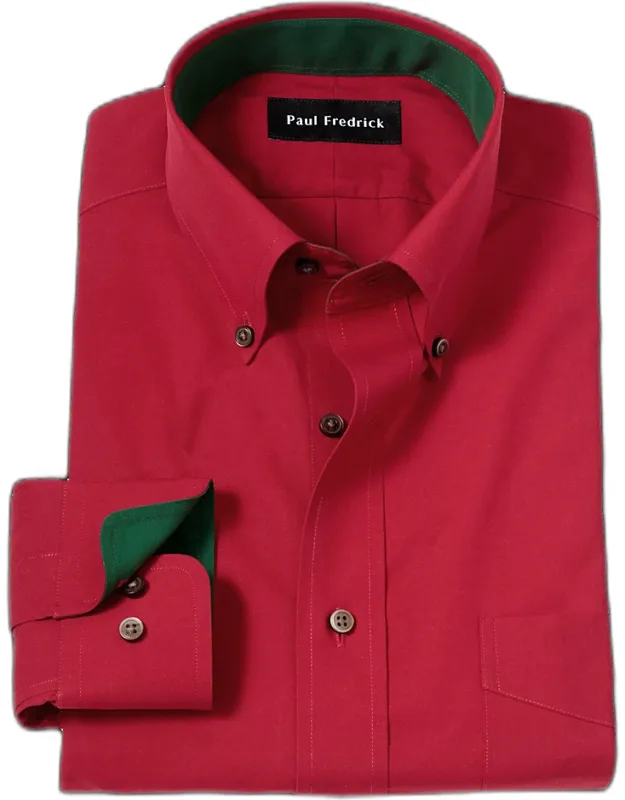 Non-iron Cotton Solid Dress Shirt