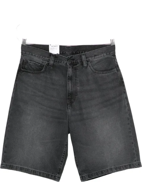 Button-fastening Denim Shorts