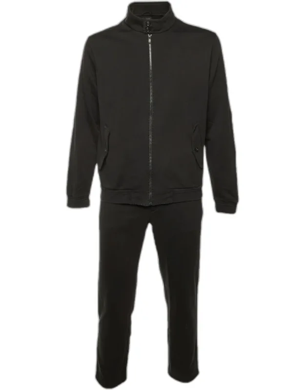 Cotton Knit Track Jacket & Pants