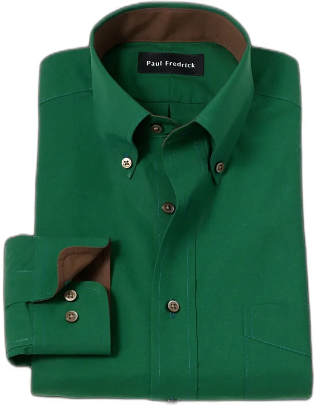 Non-iron Cotton Solid Dress Shirt