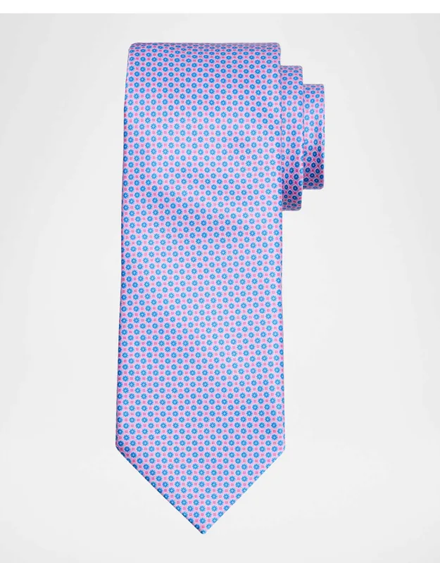 Micro-floral Silk Tie