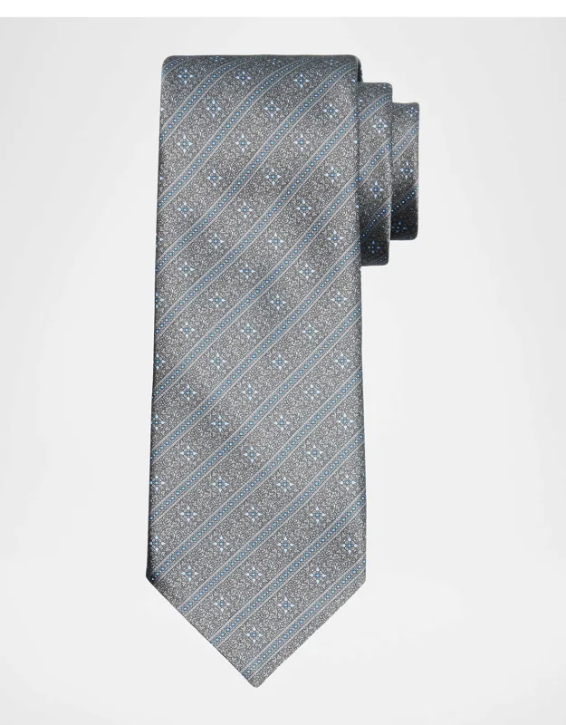 Paisley Stripe Silk Tie
