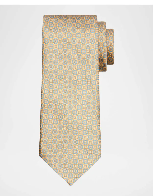 Geometric-circle Silk Tie