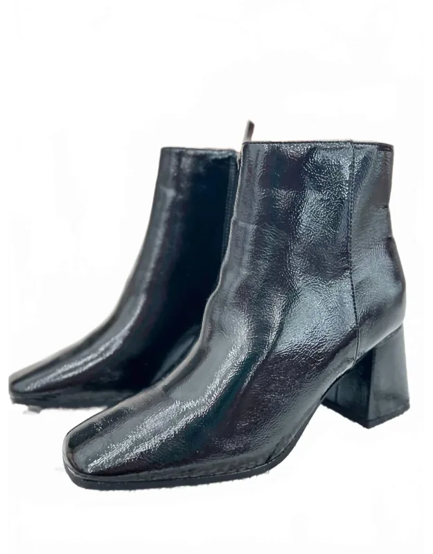 Felicia Patent Boots