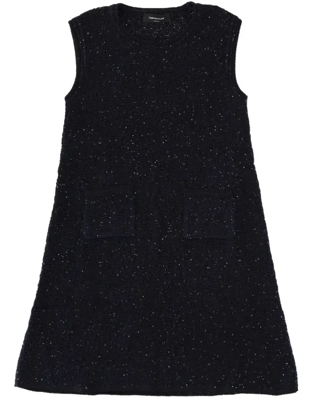 Mini Dress With Sequins