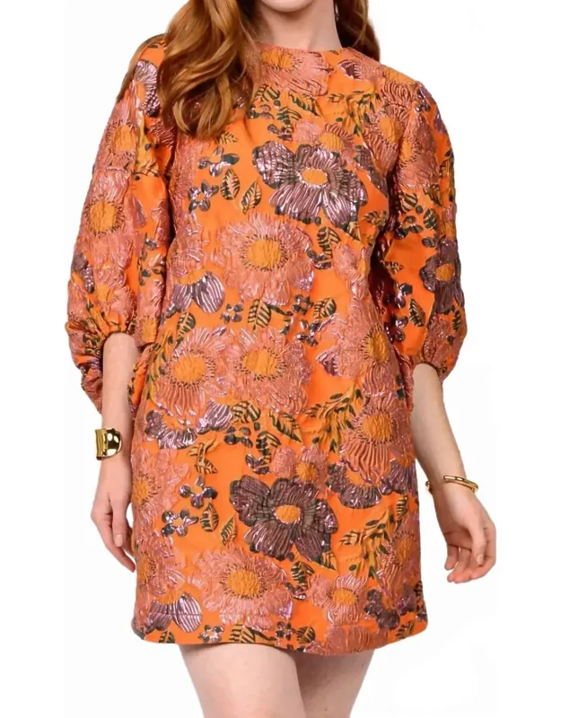 Brocade Shift Dress