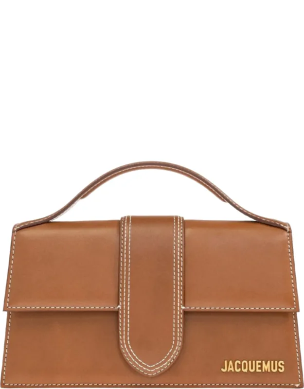 Jacquemus Le Grand Bambino Bag - 100% Calf Leather, Flap Top Magnetic Closure