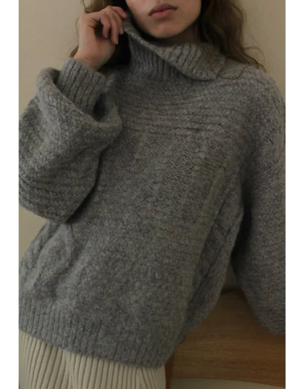 Ollie Knitted Suri Alpaca Sweater