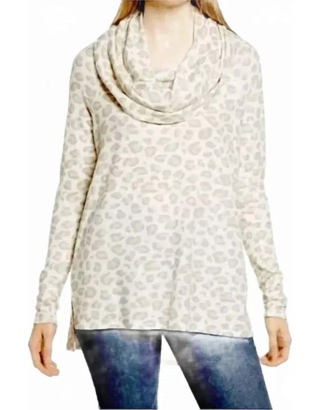 Convertible Neckline Cozy Fleece Tunic