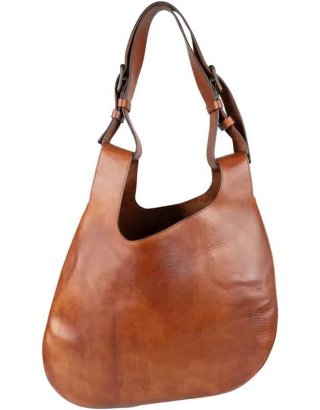Leather Hobo Bag - '10s