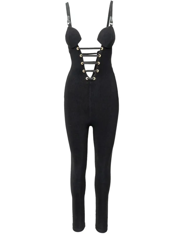 Bustier Jumpsuit - '90s